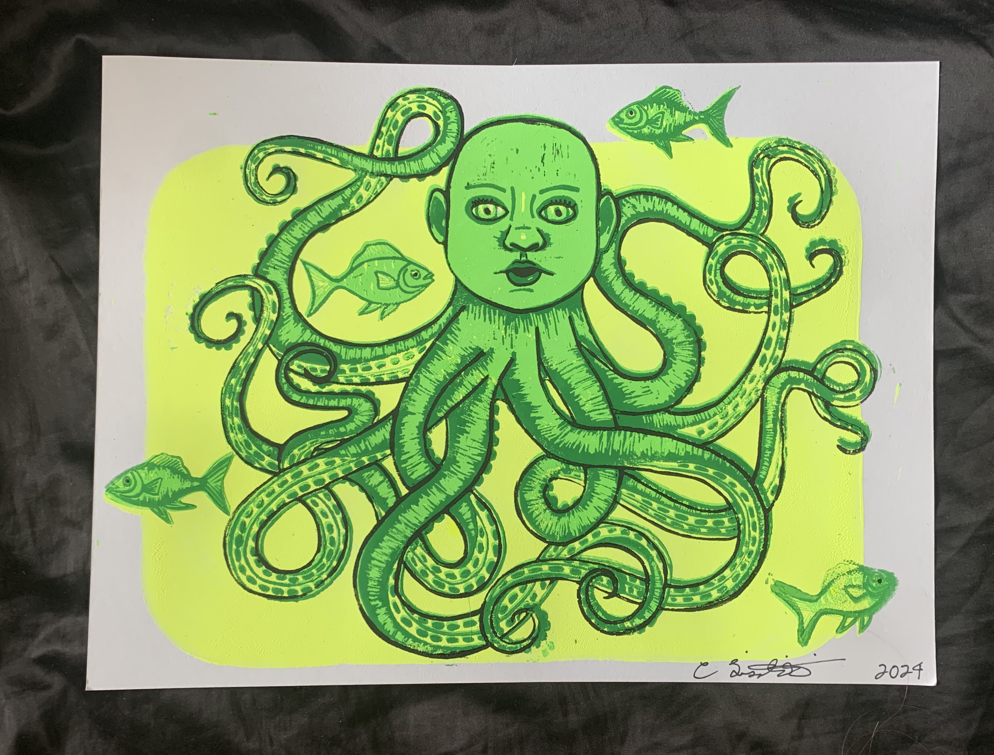 PaintEater Illustration of octobaby 